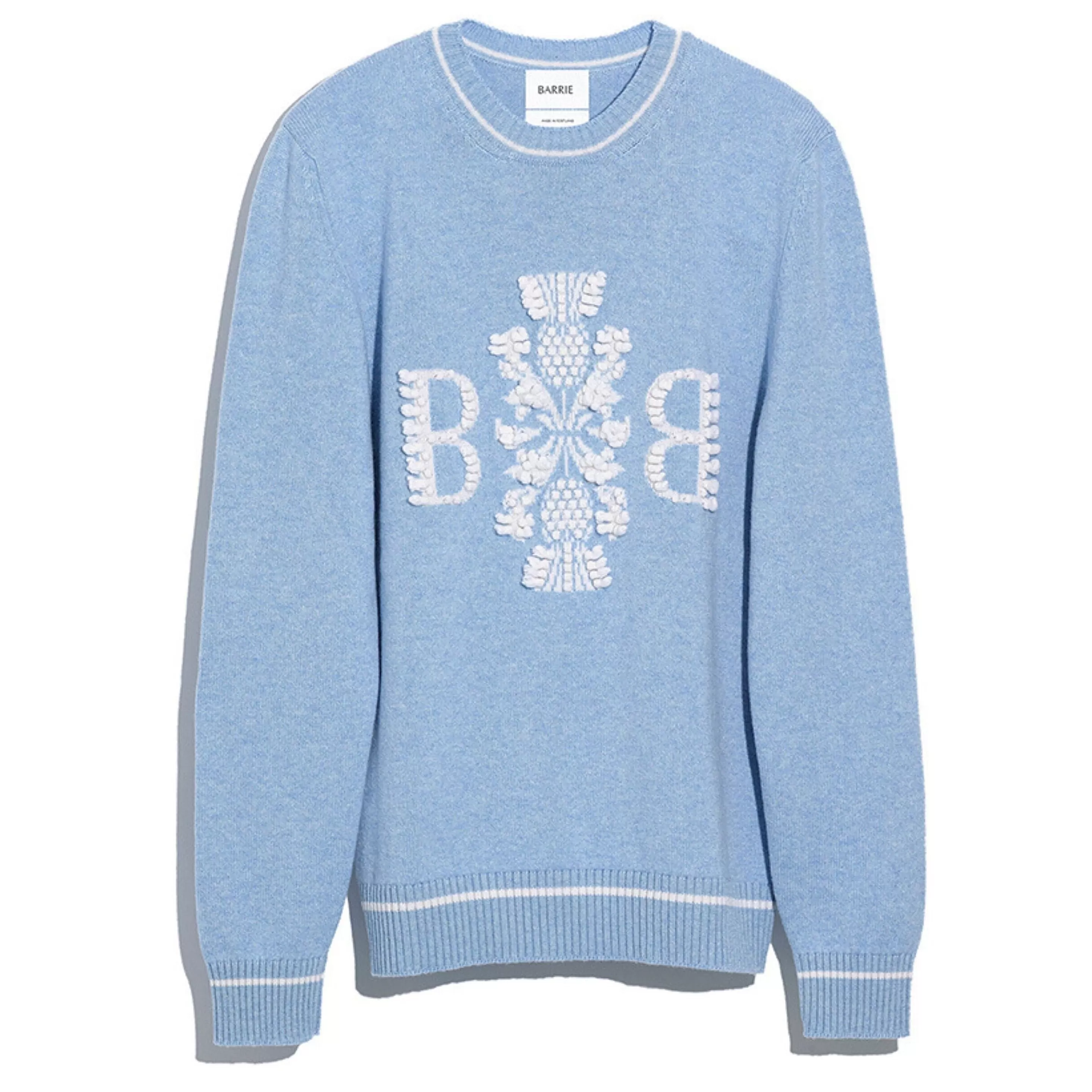 Barrie 3D Logo Cashmere Jumper Clearance