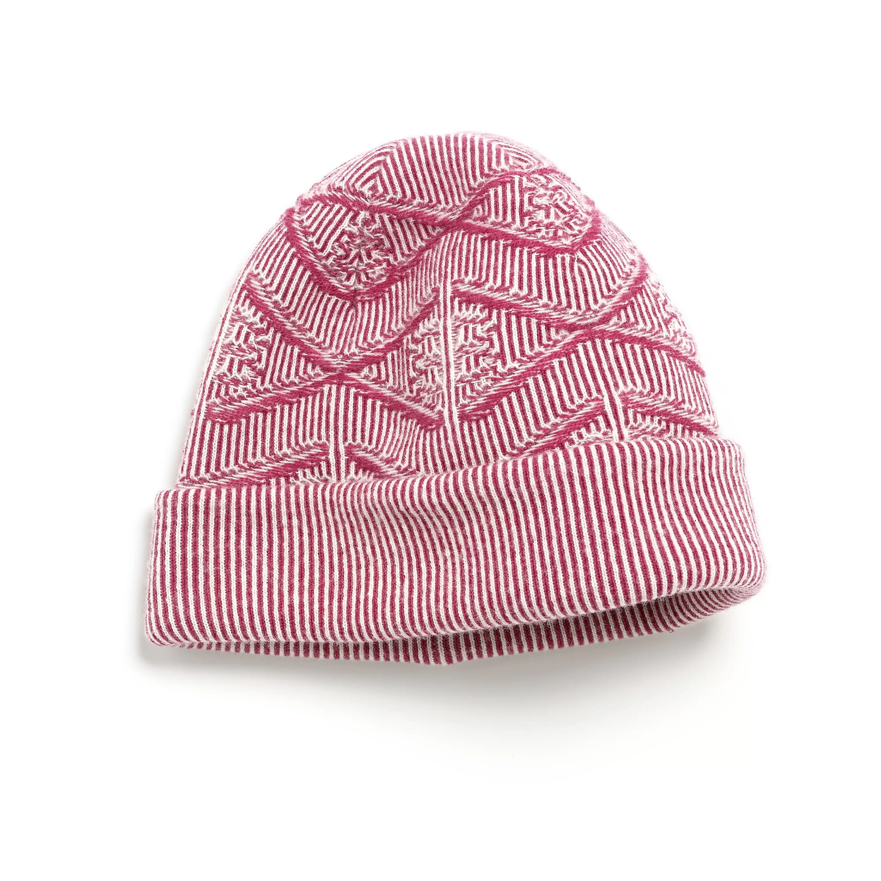 Barrie Beanie Hat In Cashmere With A Monogram Motif New