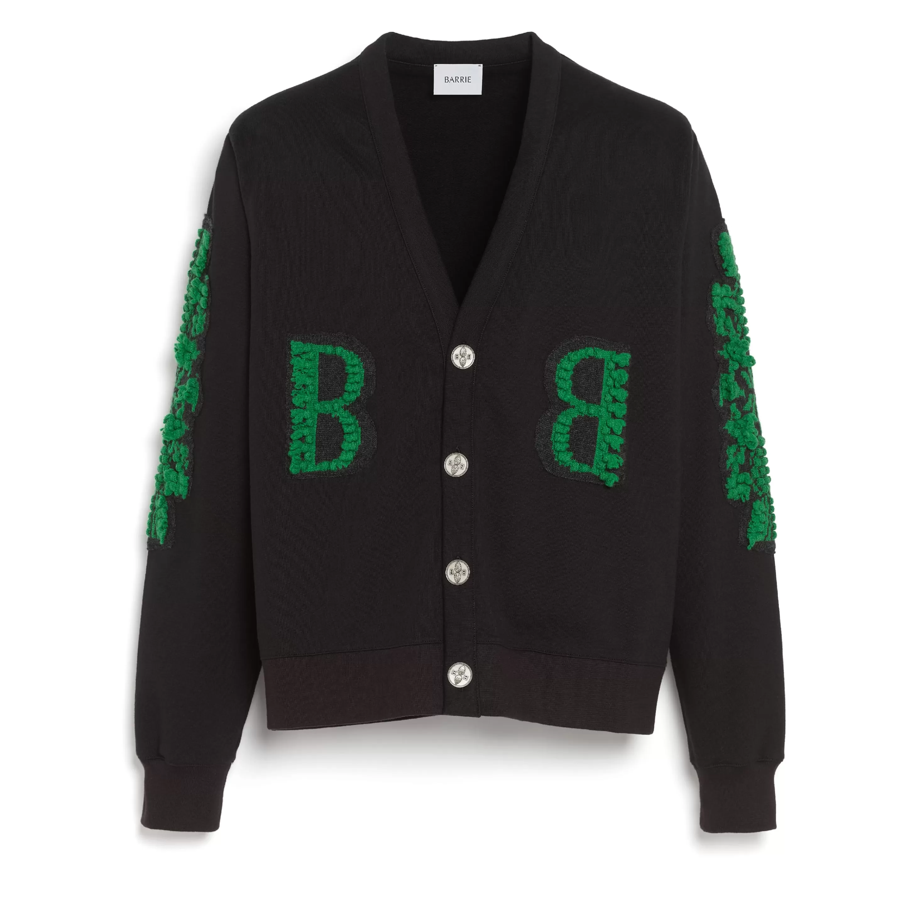 Barrie Cardigan In Cotton With A Cashmere B Logo Best Sale