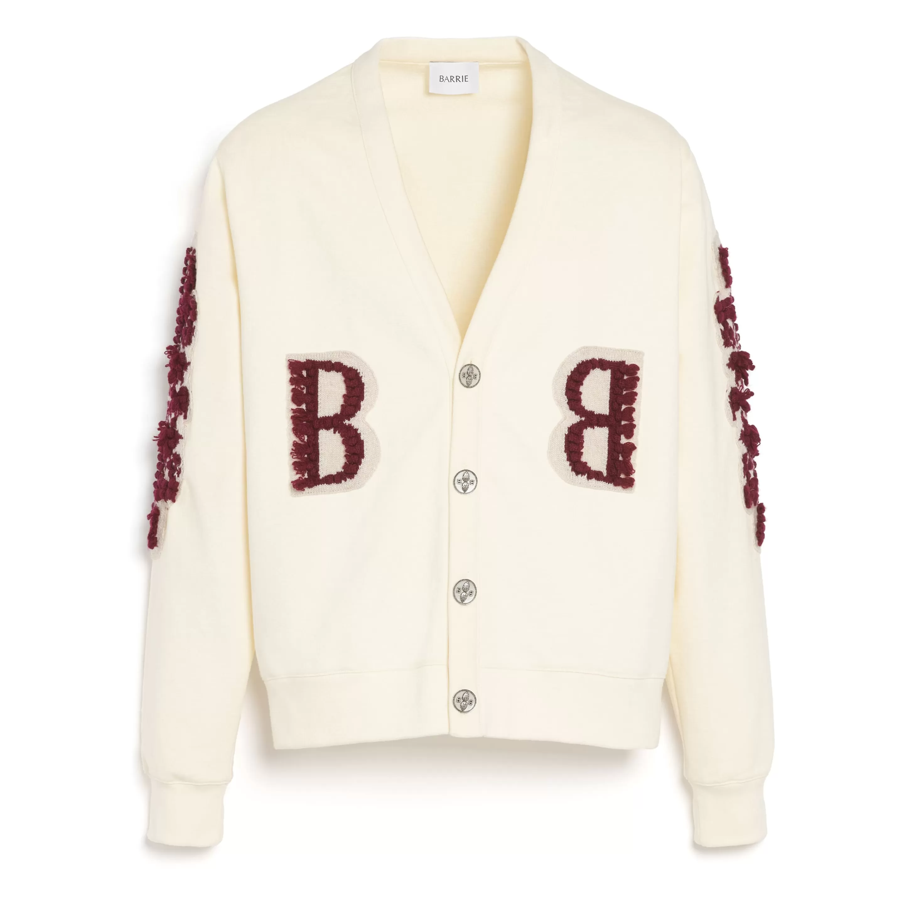 Barrie Cardigan In Cotton With A Cashmere B Logo Flash Sale