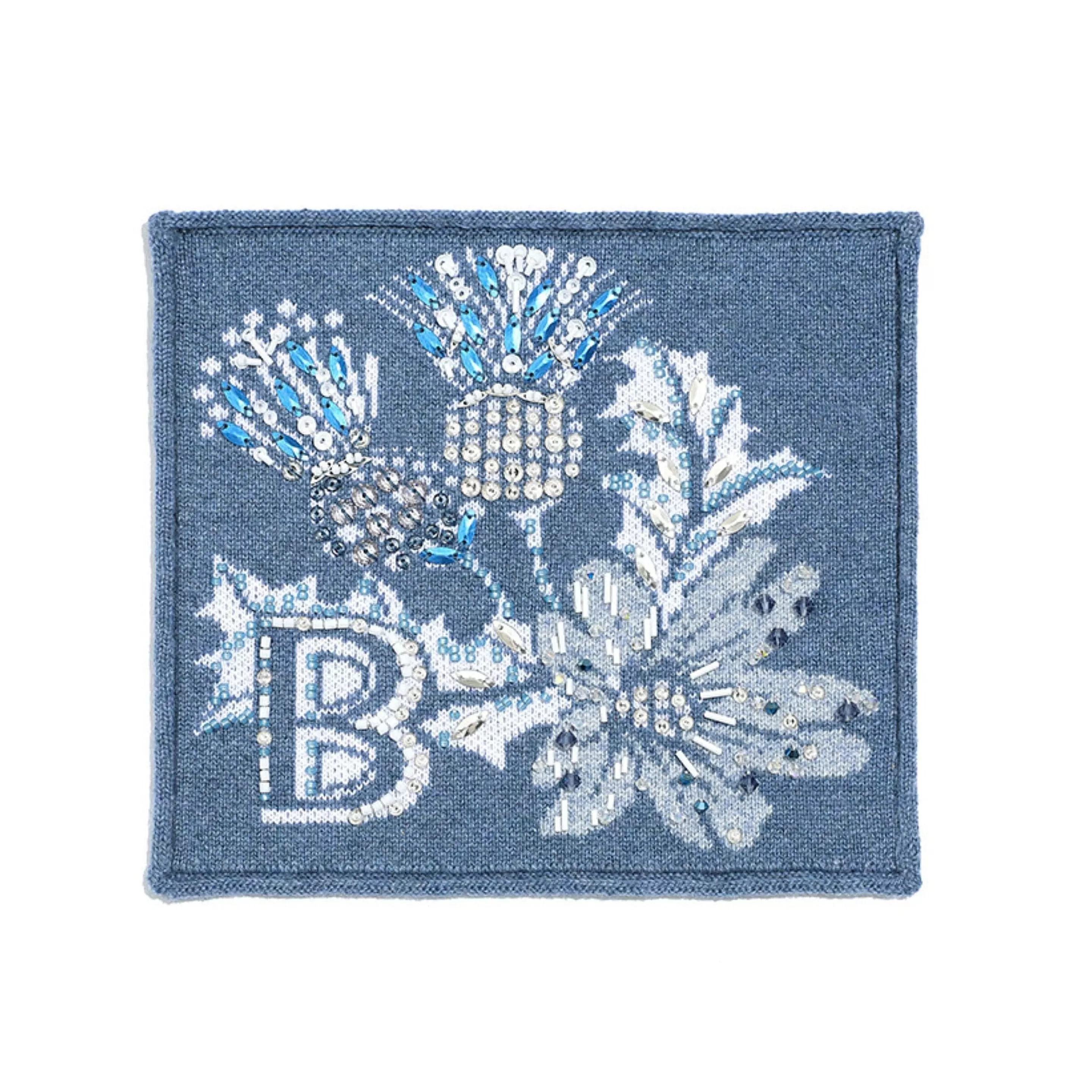 Barrie Cashmere And Cotton Embroidered Patch Hot