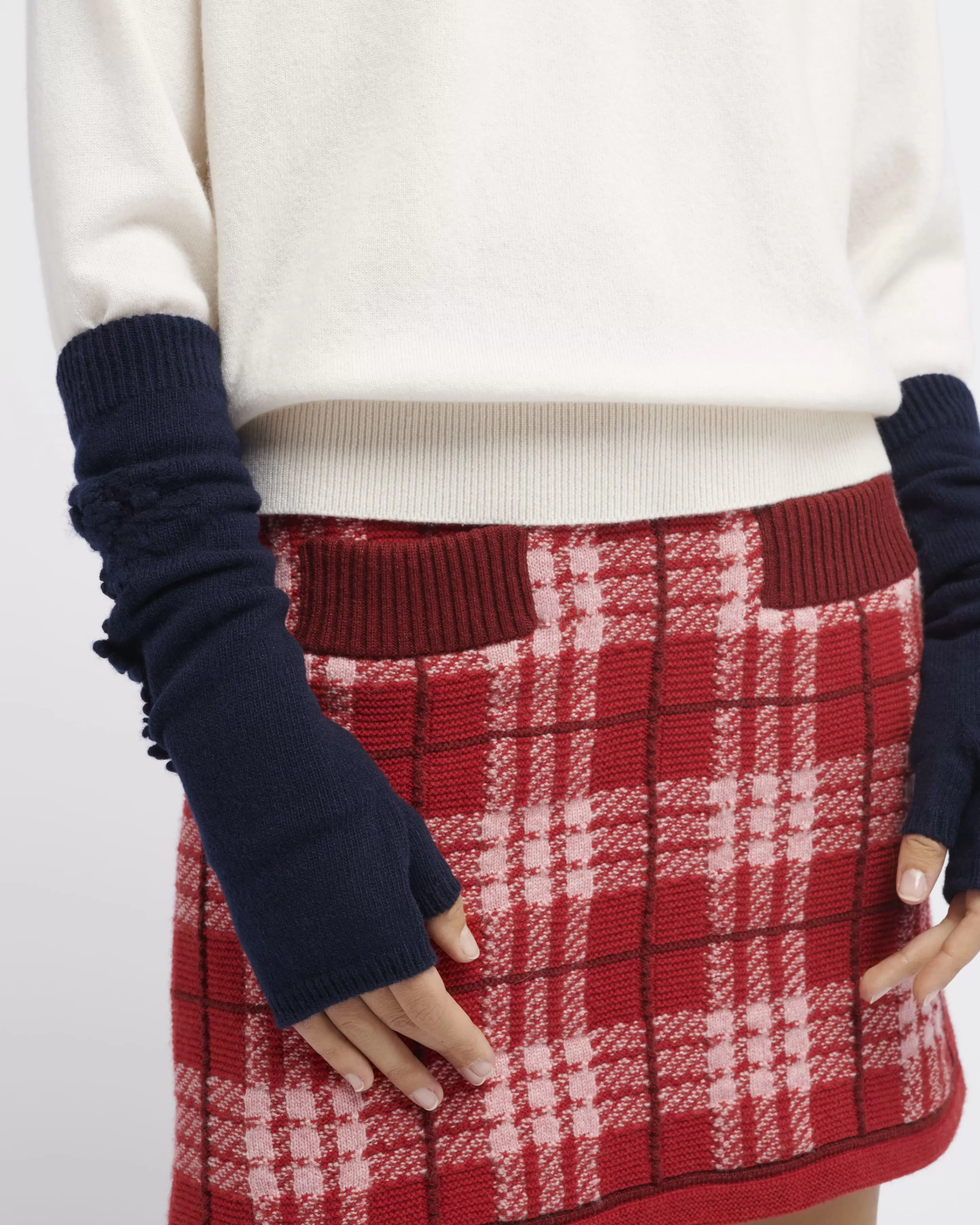 Barrie Cashmere Fingerless Gloves Best Sale