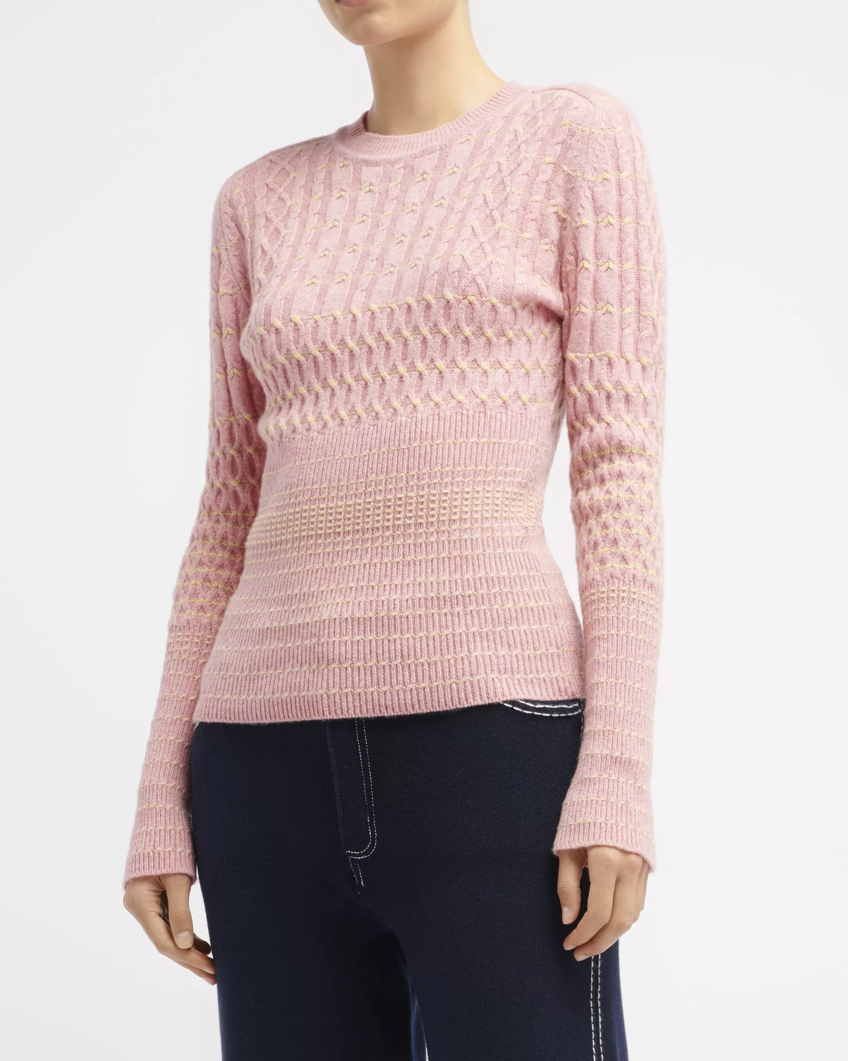 Barrie Cashmere Round-Neck Jumper Outlet