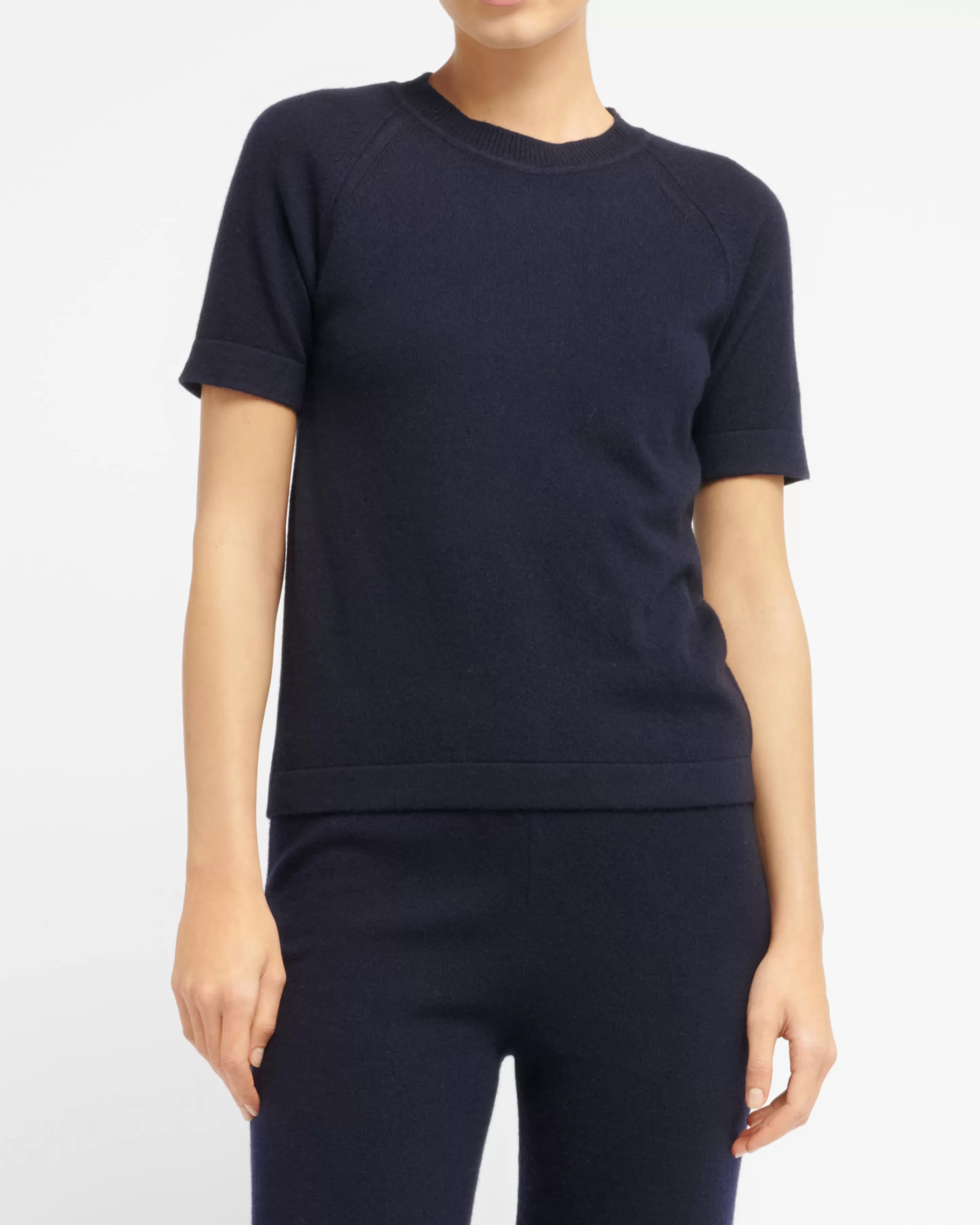 Barrie Cashmere Short Sleeves Top Discount