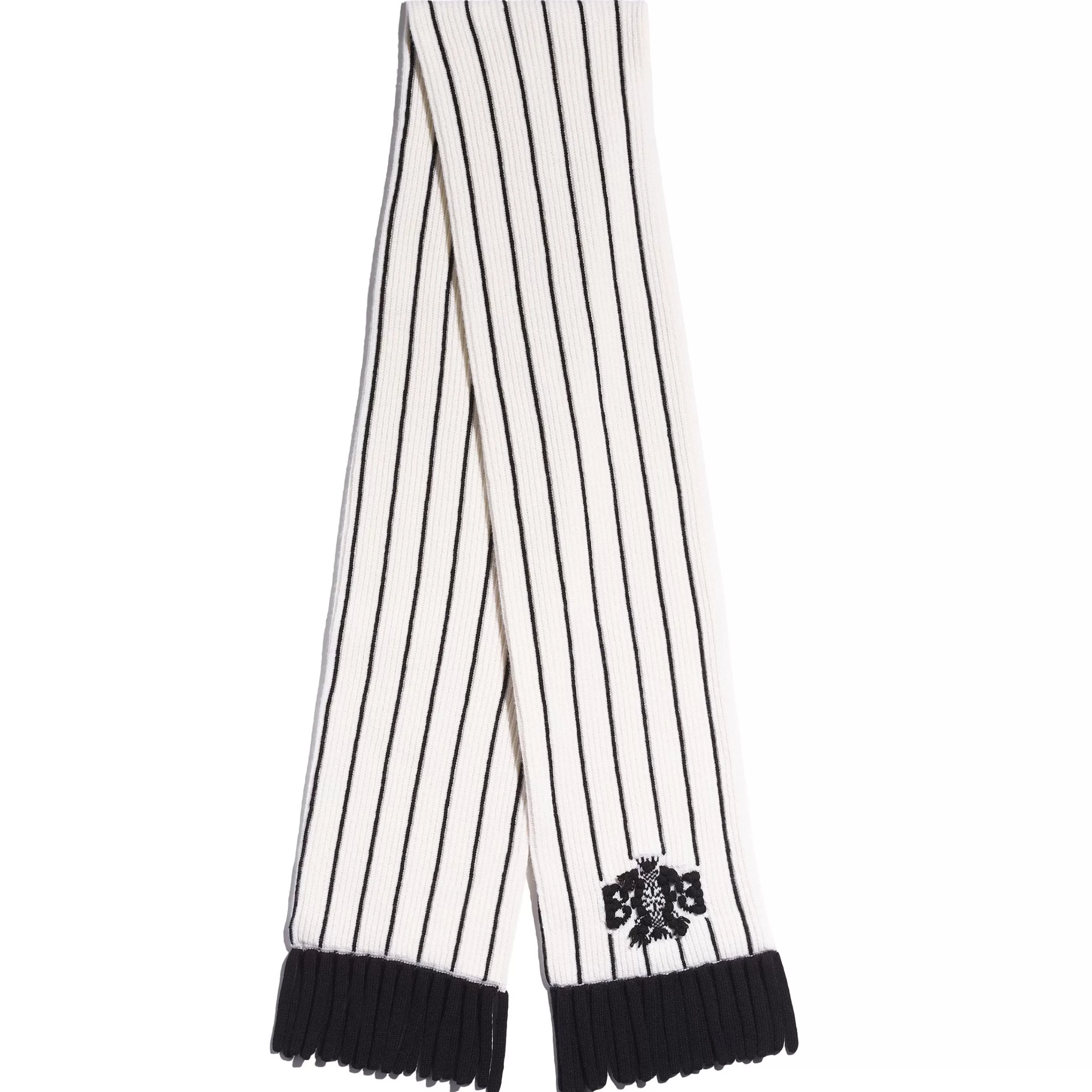 Barrie Cashmere Striped Scarf Hot