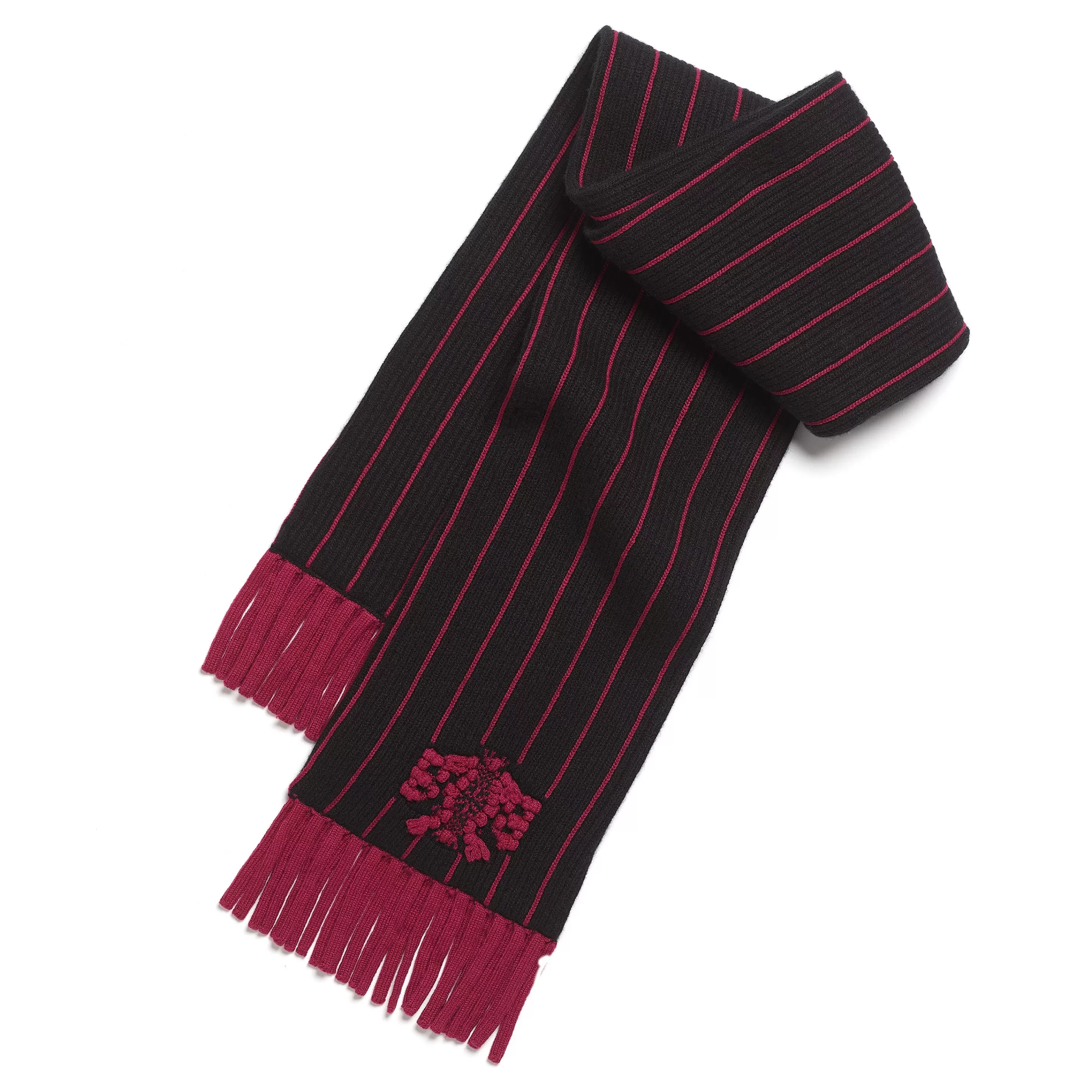 Barrie Cashmere Striped Scarf Cheap