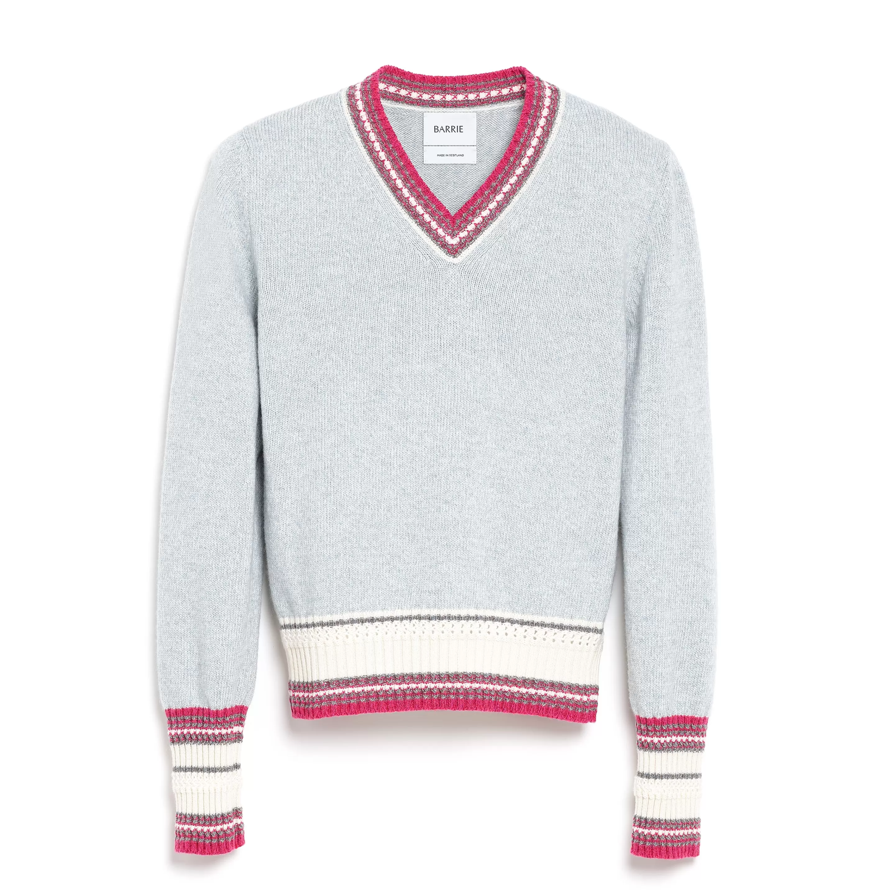 Barrie Cashmere V-Neck Jumper Flash Sale