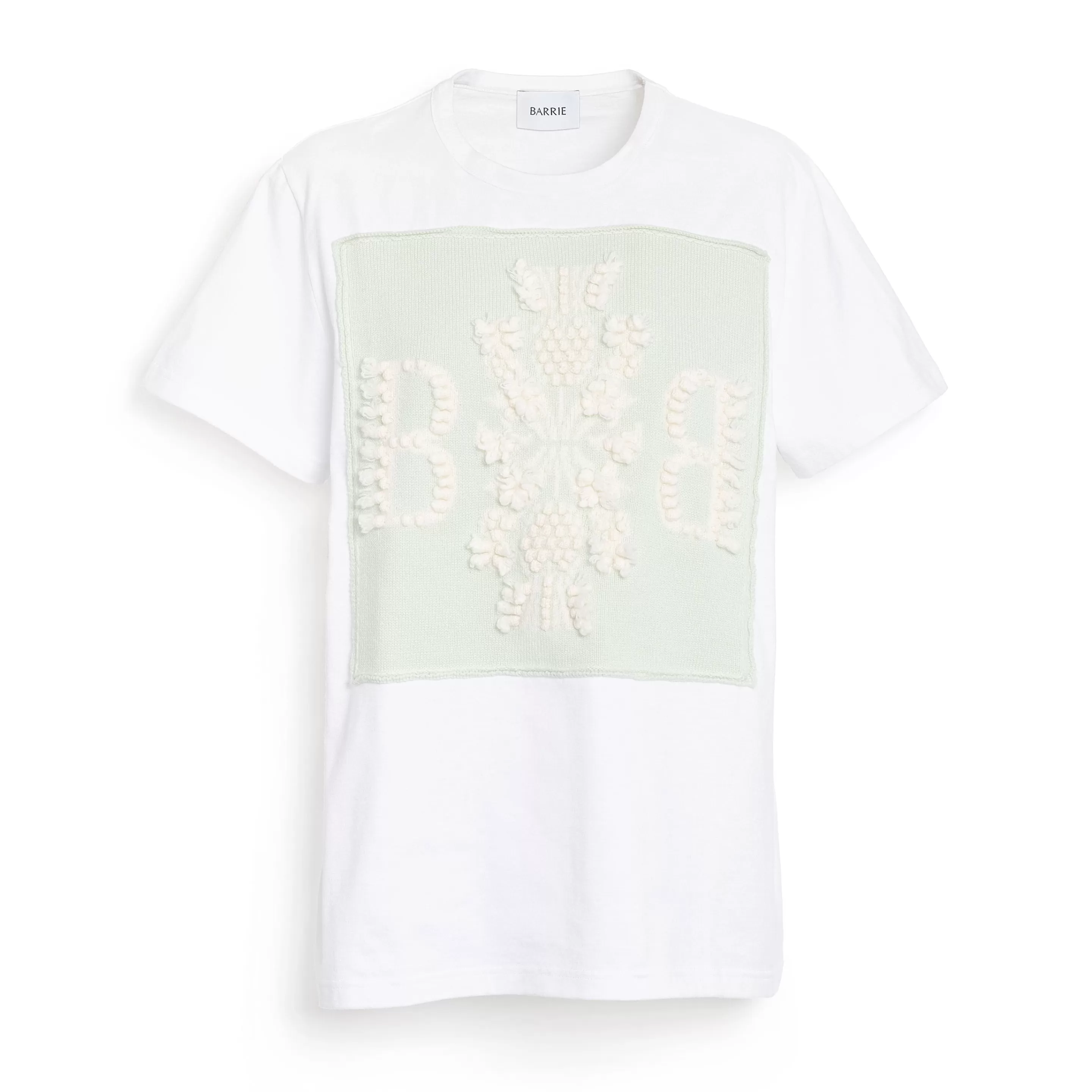 Barrie Cotton T-Shirt With Logo Cashmere Patch Best