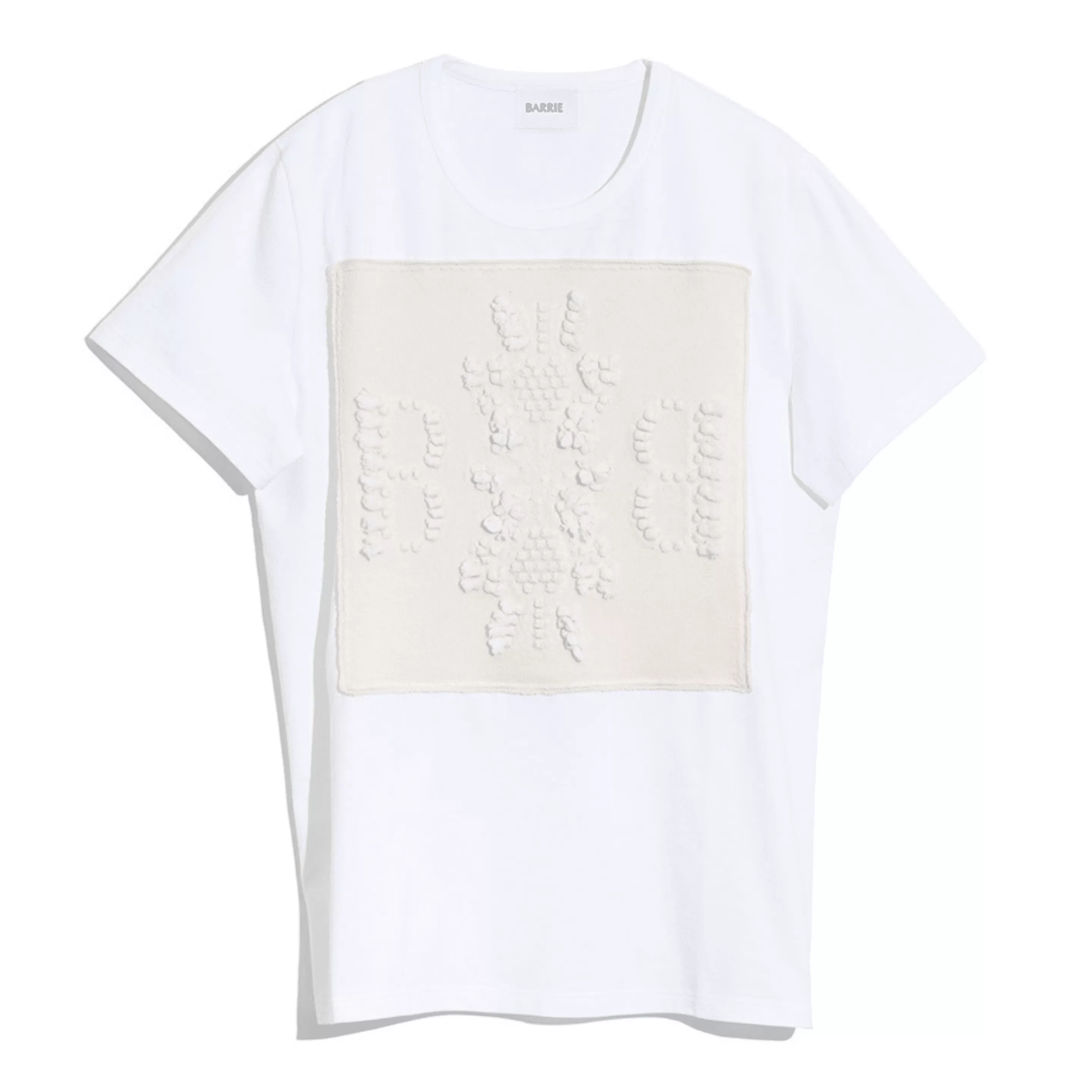 Barrie Cotton T-Shirt With Logo Cashmere Patch Online