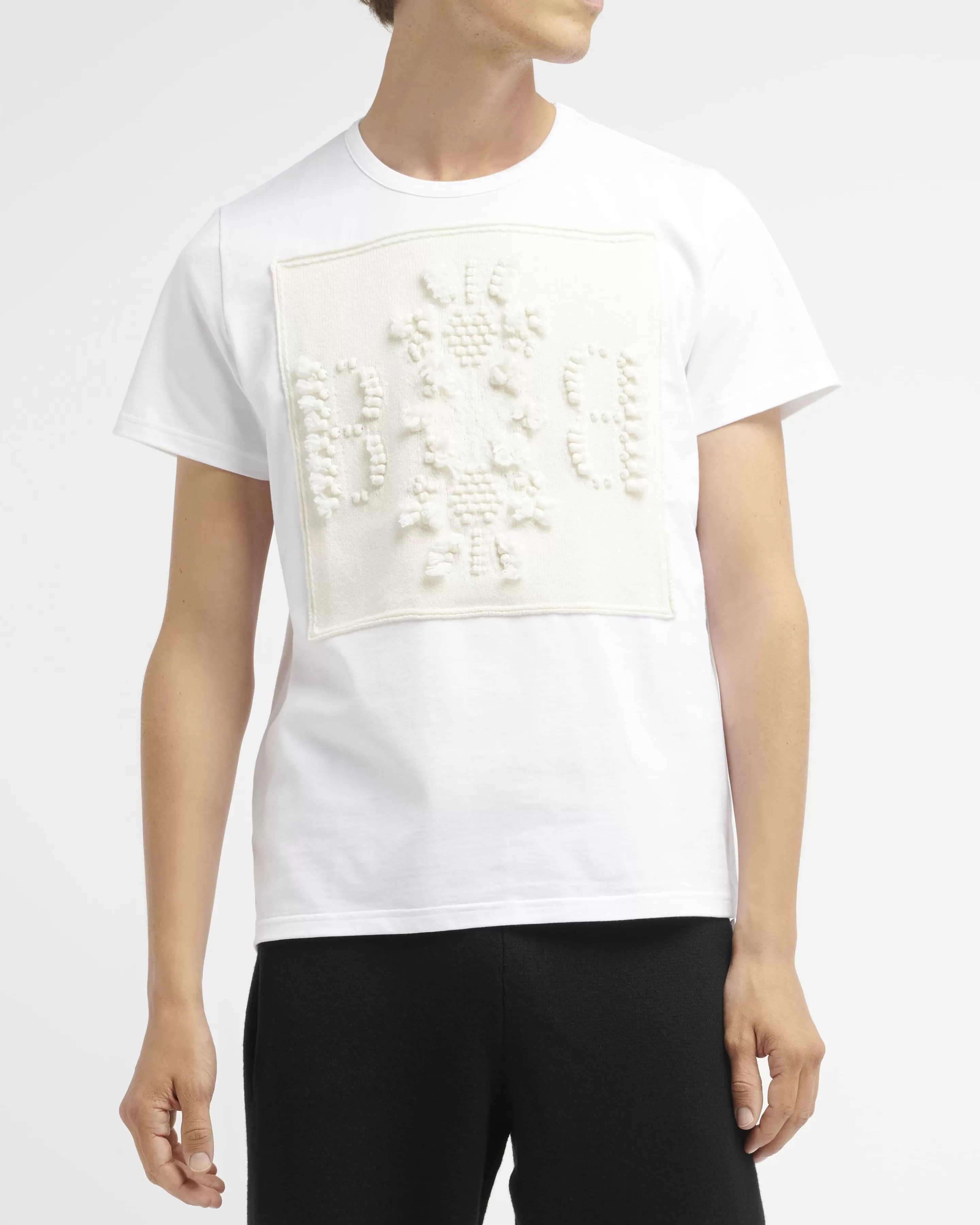 Barrie Cotton T-Shirt With Logo Cashmere Patch Online