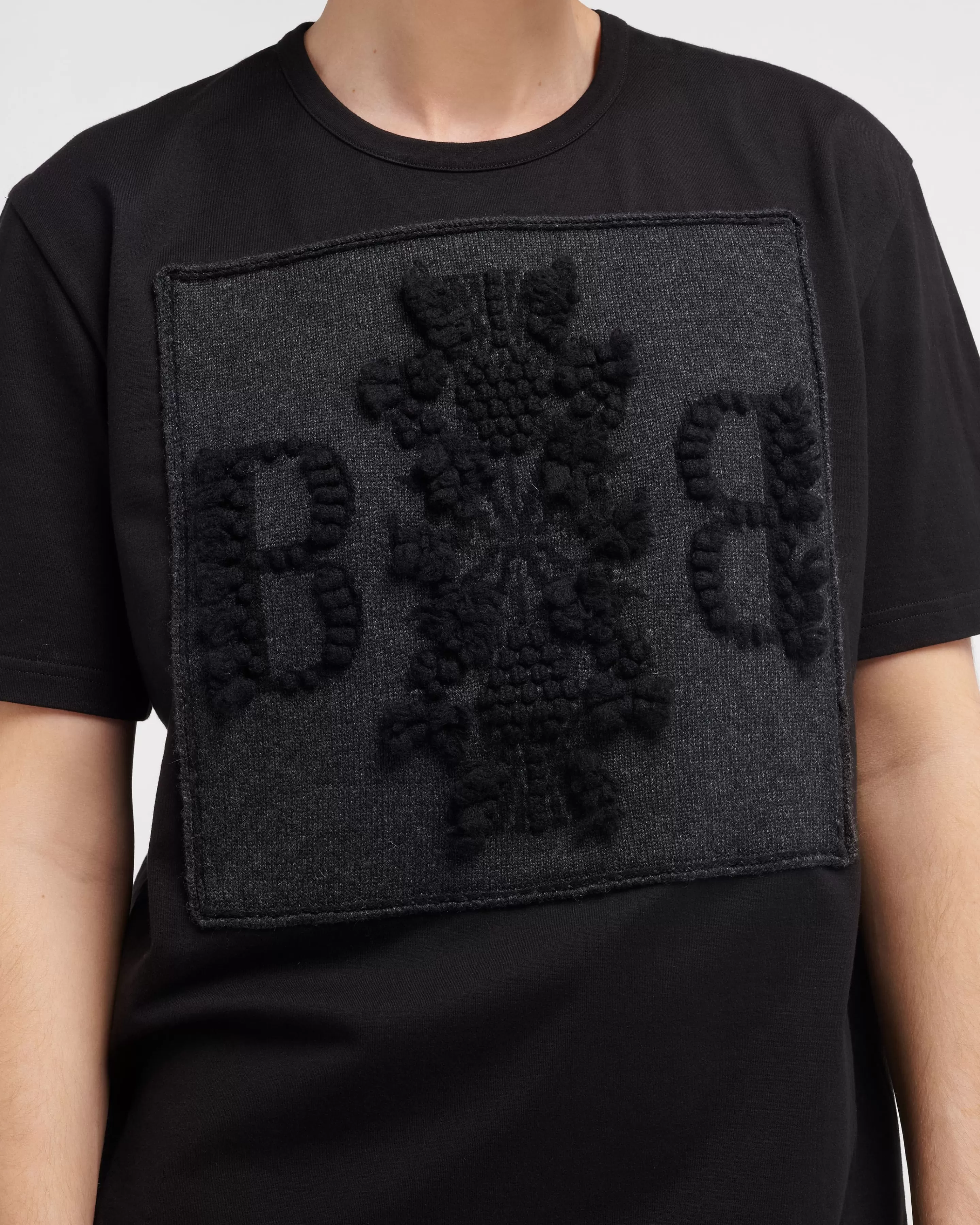 Barrie Cotton T-Shirt With Logo Cashmere Patch Hot