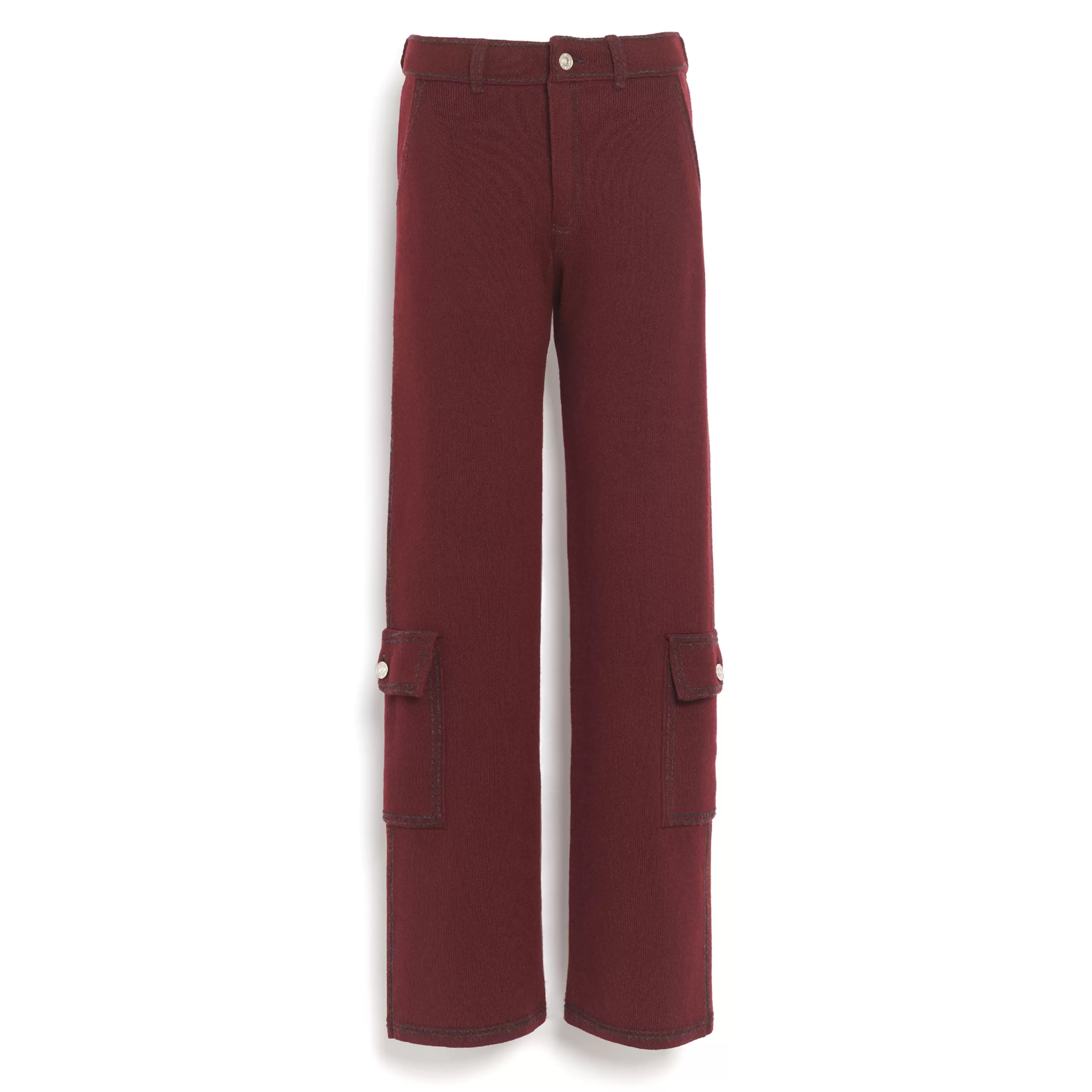 Barrie Denim Cargo Trousers In Cashmere And Cotton Outlet