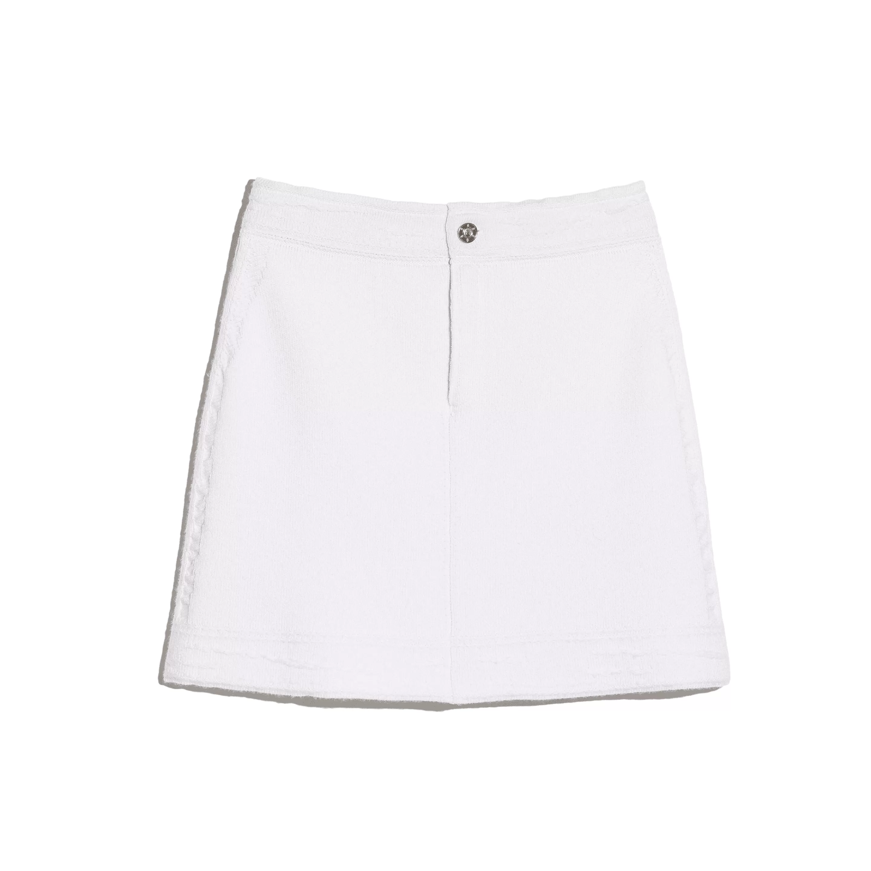 Barrie Denim Cashmere And Cotton Skirt Cheap