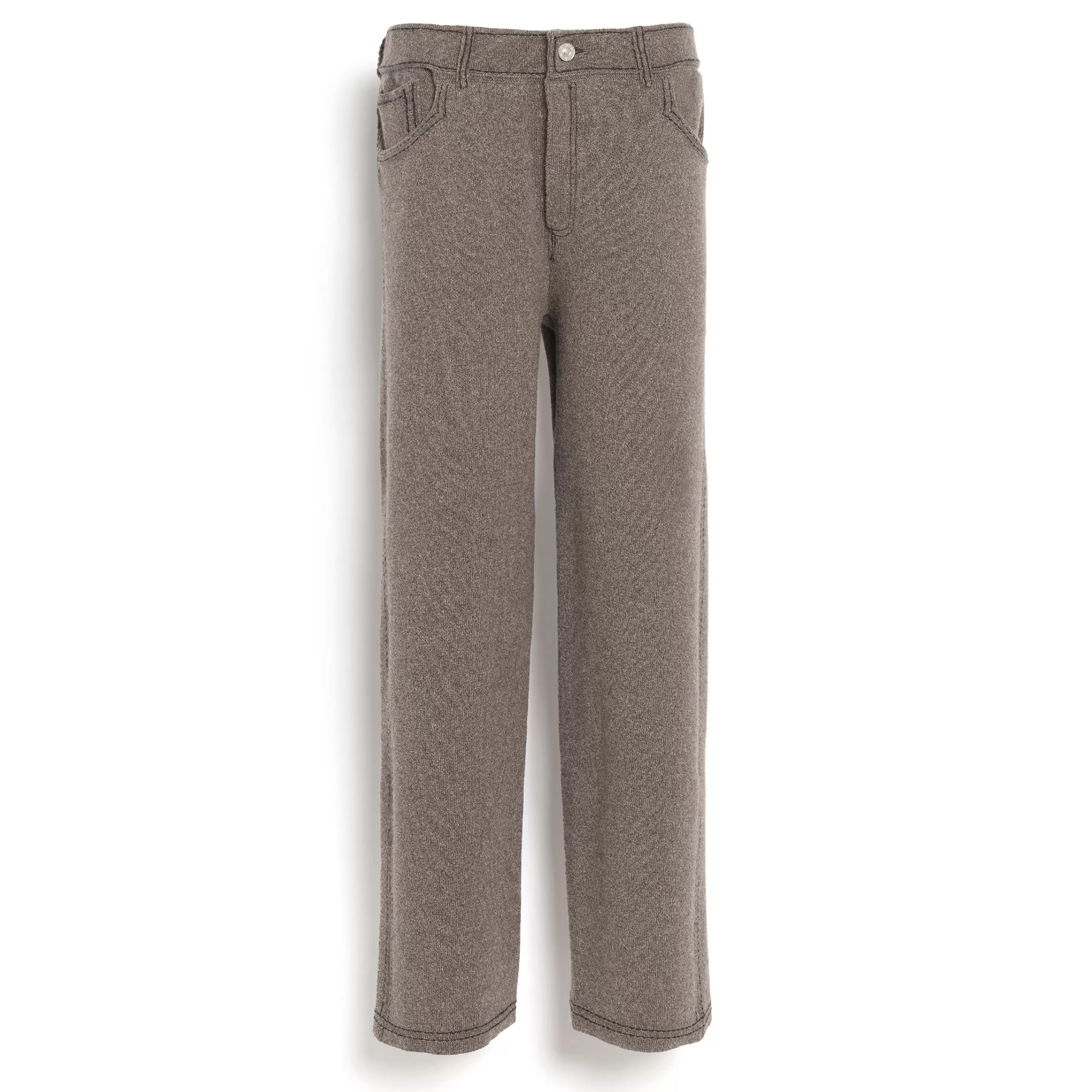 Barrie Denim Cashmere And Cotton Trousers New