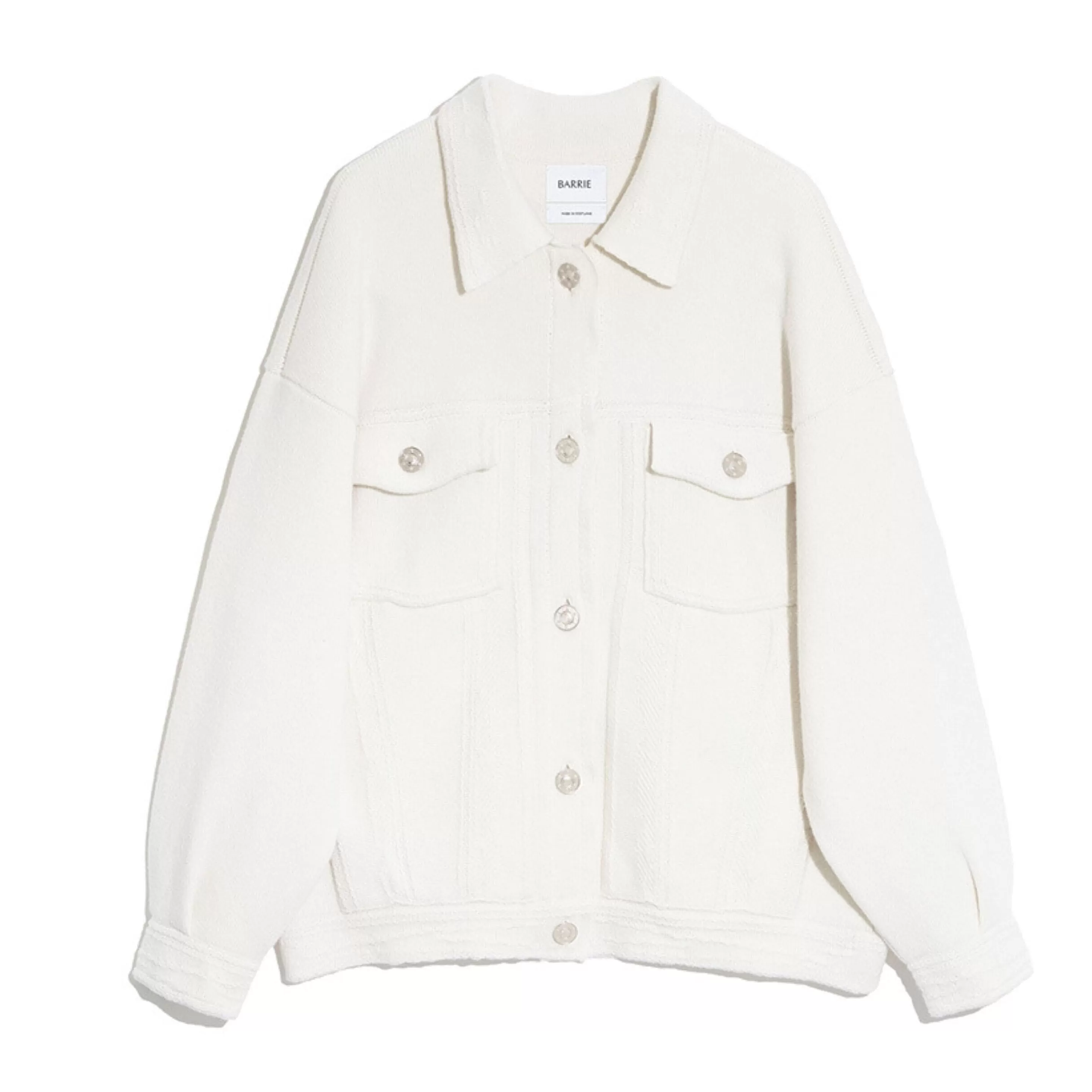 Barrie Denim Oversized Cashmere And Cotton Jacket Shop