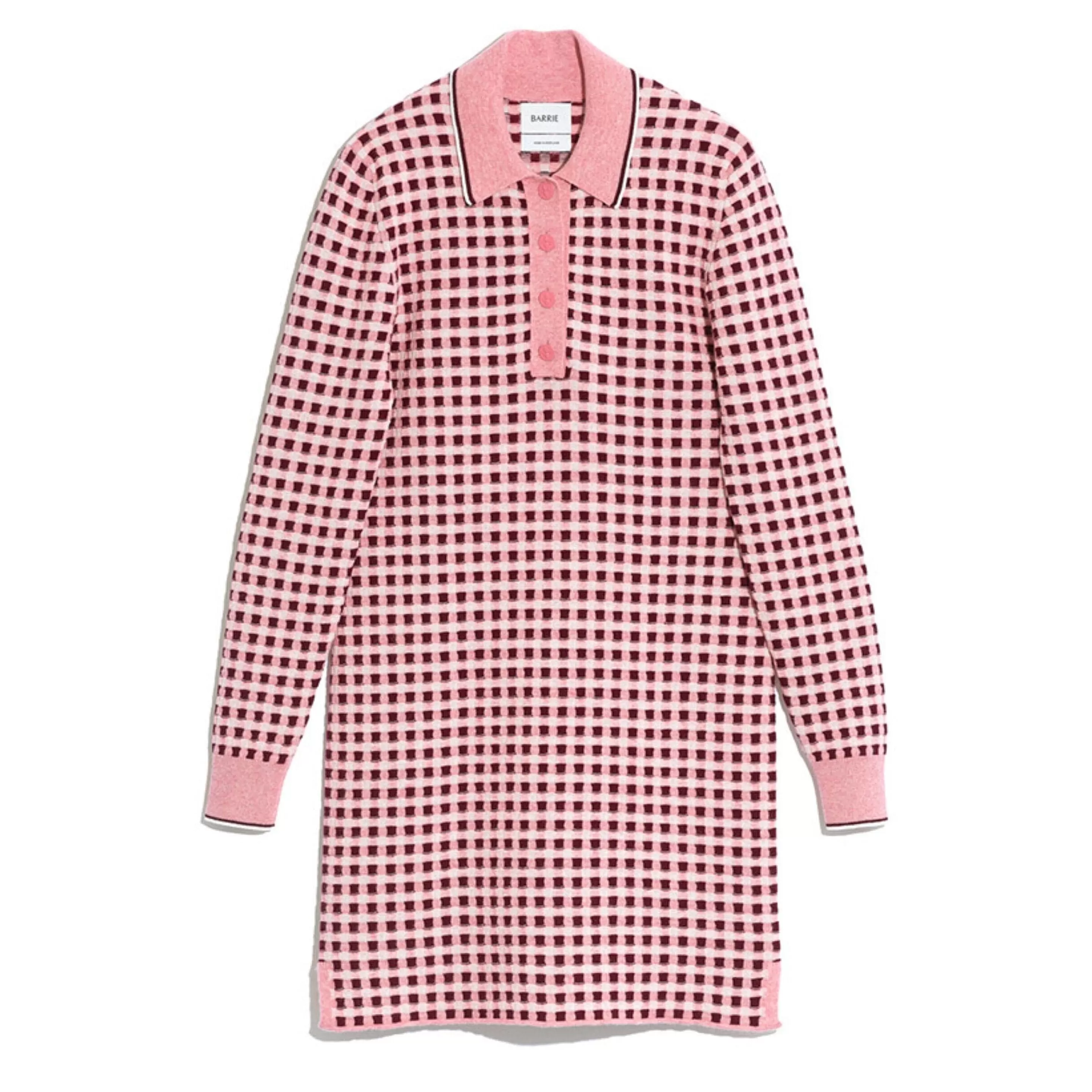 Barrie Gingham Cashmere And Cotton Dress Online