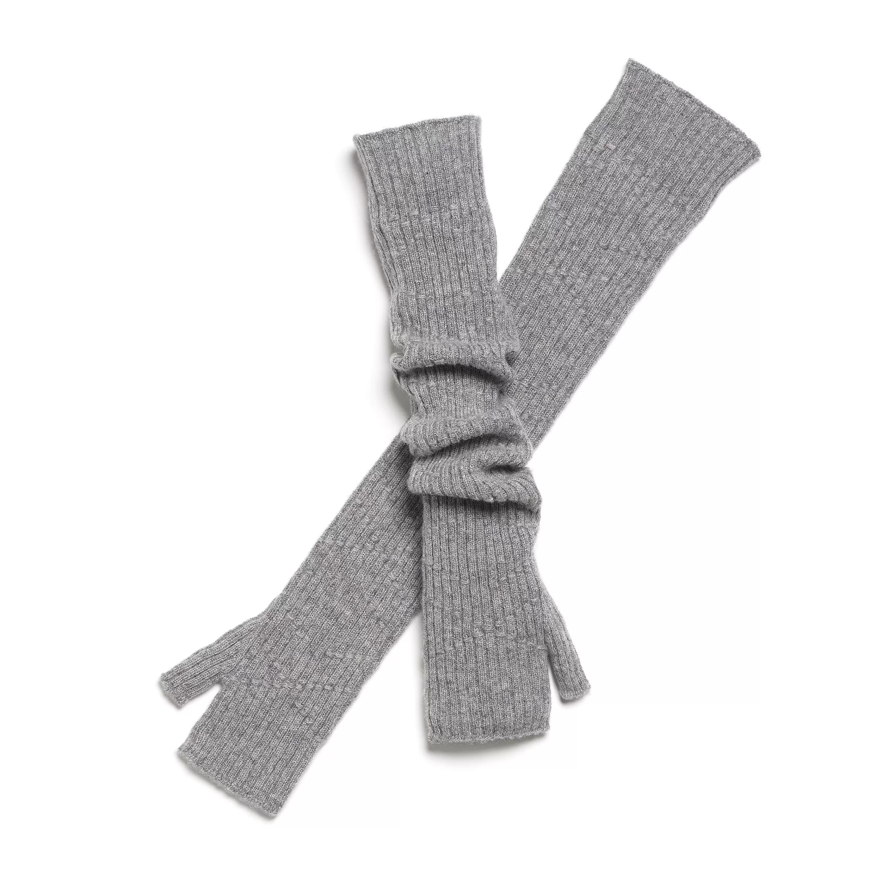 Barrie Long Cashmere Fingerless Gloves Best