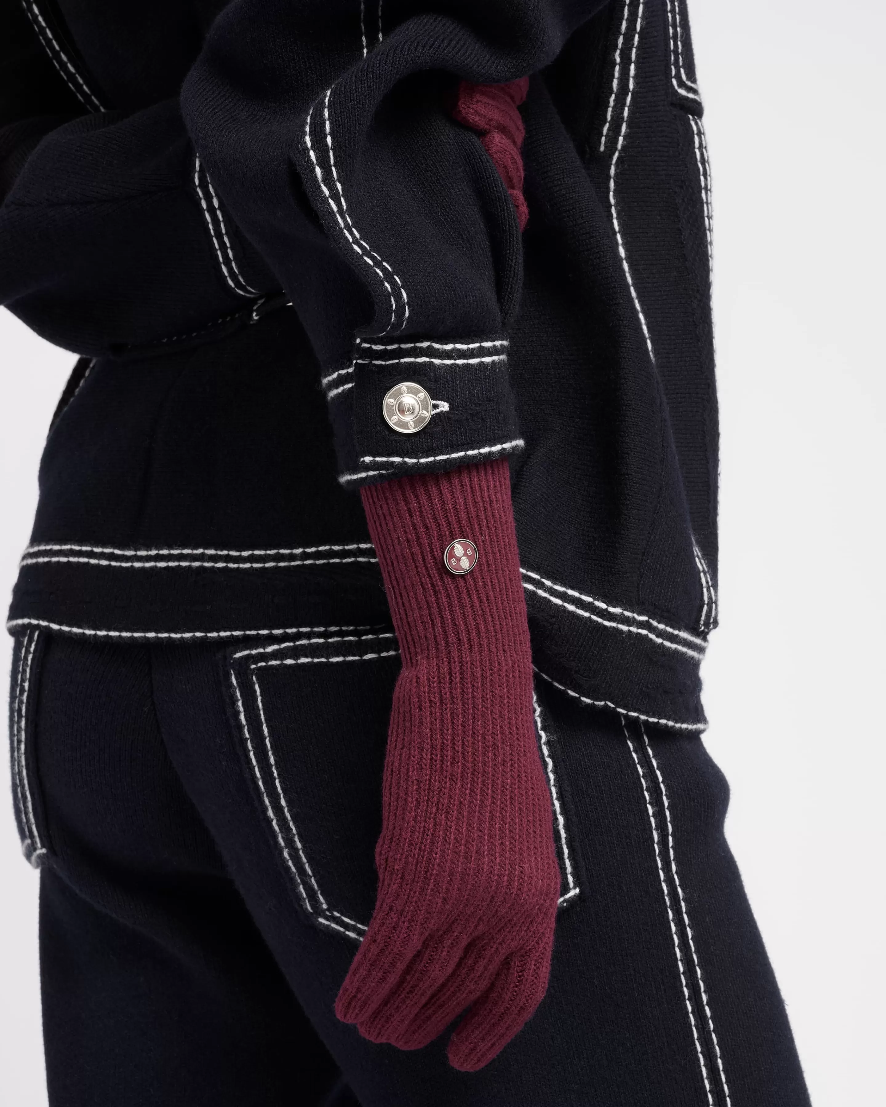 Barrie Ribbed Cashmere Gloves Online