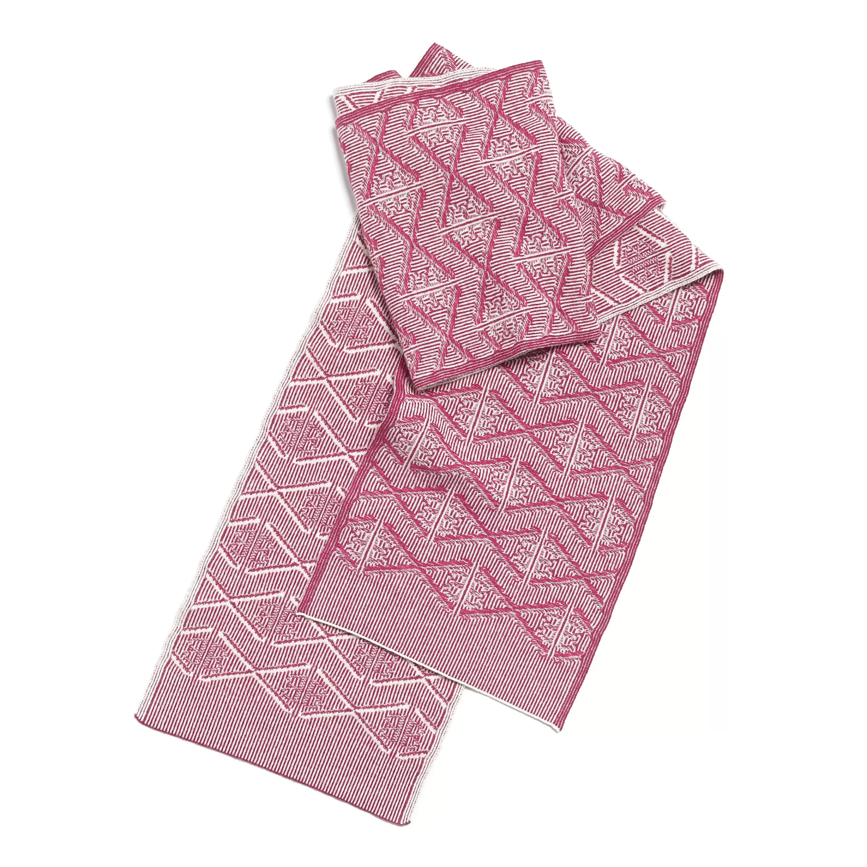 Barrie Scarf In Cashmere With A Monogram Motif Cheap