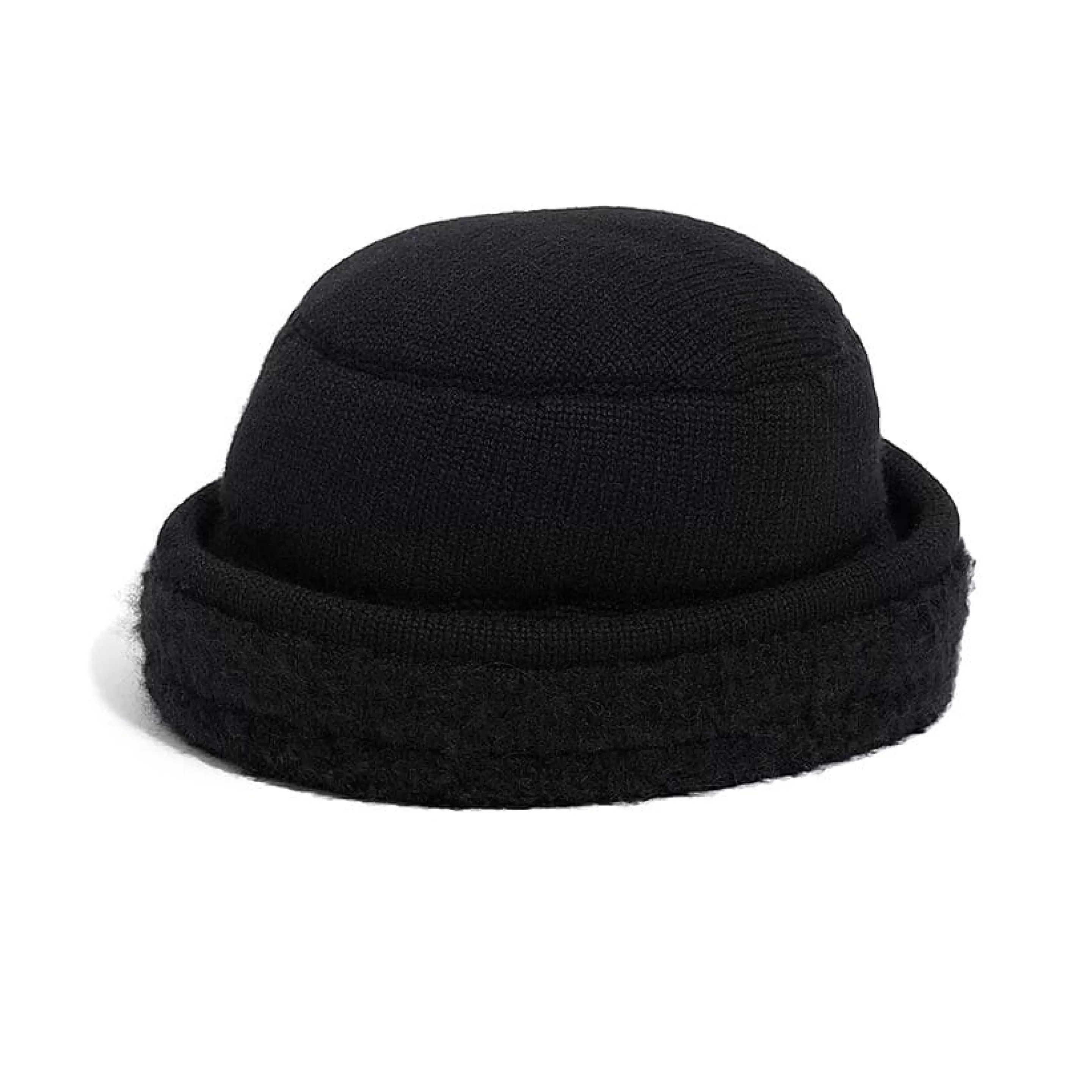 Barrie Shearling Cashmere And Alpaca Bucket Hat New