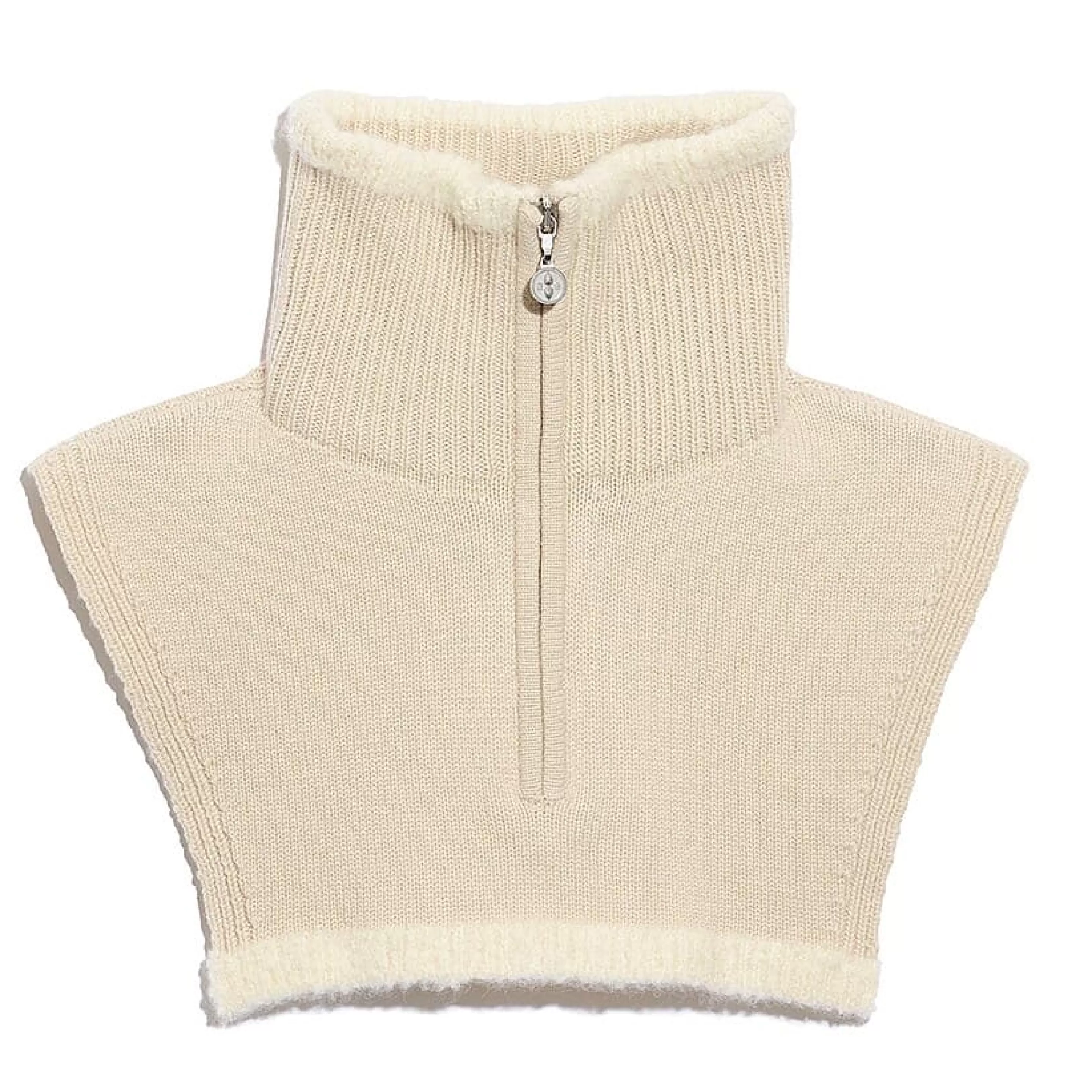 Barrie Shearling Collar In Cashmere And Alpaca Best Sale