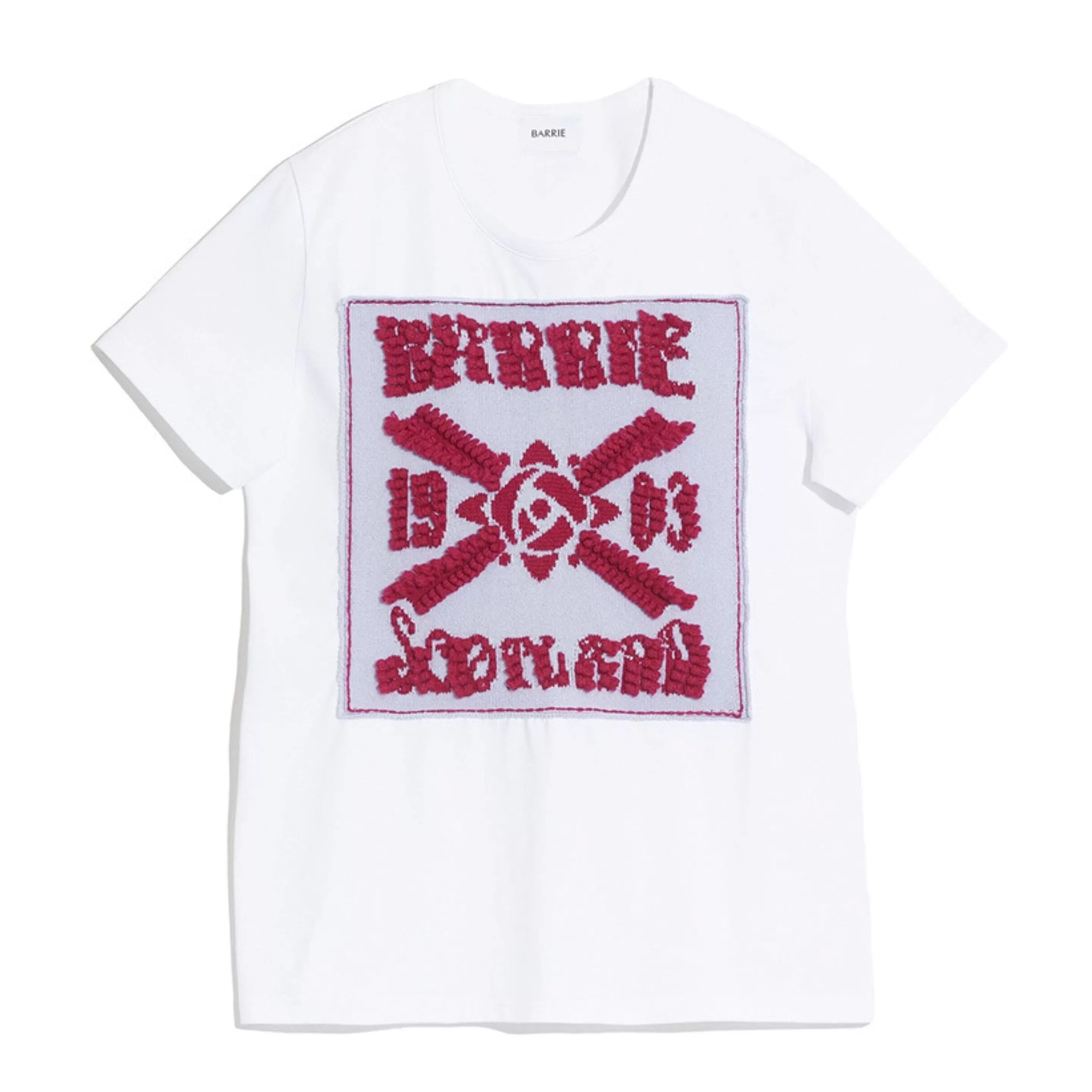 Barrie T-Shirt With Cashmere Patch Fashion